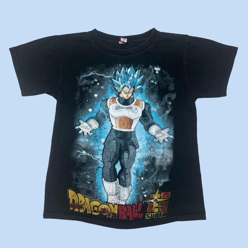 Nene Sport Dragon Ball Super Vegito Blue Graphic Tee Kids Black Shirt CH